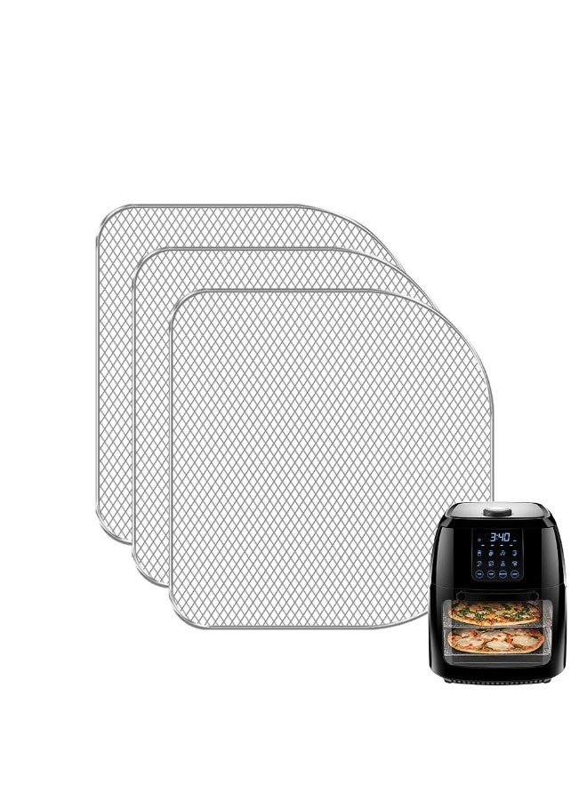 DEMEDO Replacement Dehydrator Racks for 6qt Chefman, Caynel and Power Air Fryer Oven, Dehydrate Fruits and Meats, Air Flow Racks, Removable trays, Air Fryer Oven Accessories (3 Pieces) - Image 1
